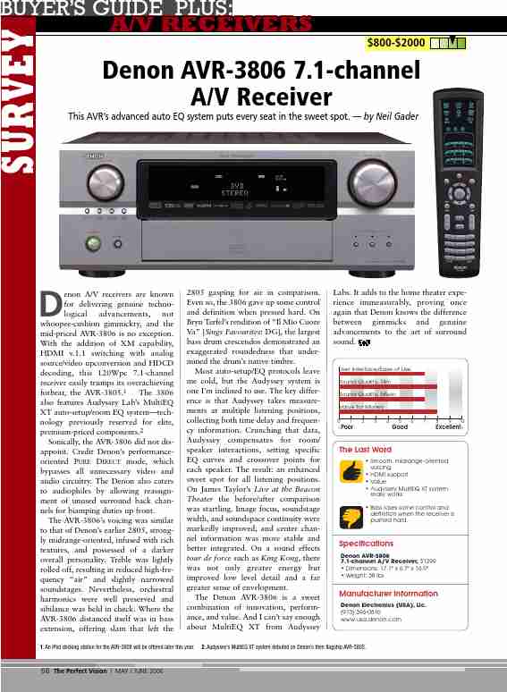 Denon Stereo System AVR-3806-page_pdf